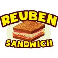 Signmission Safety Sign, 9 in Height, Vinyl, 6 in Length, Reuben Sandwich D-DC-8-Reuben Sandwich